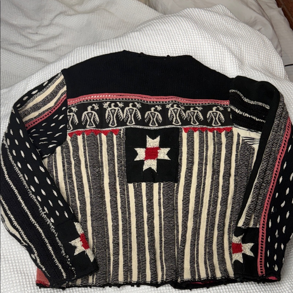 Sandy Starkman Multicolor Patterned Sweater - 100… - image 5